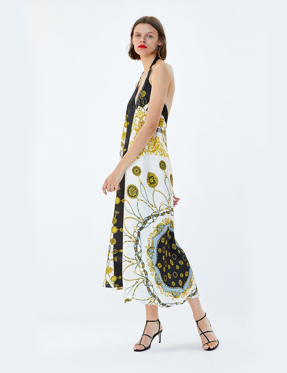 Patchwork print oversized blouse - Image 2